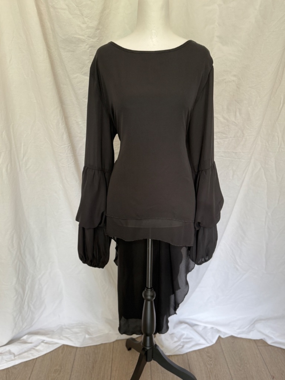 Asymmetrical Blouse Shirt Dress